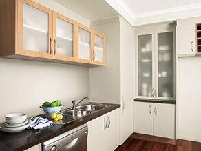Neutral kitchen project with timber